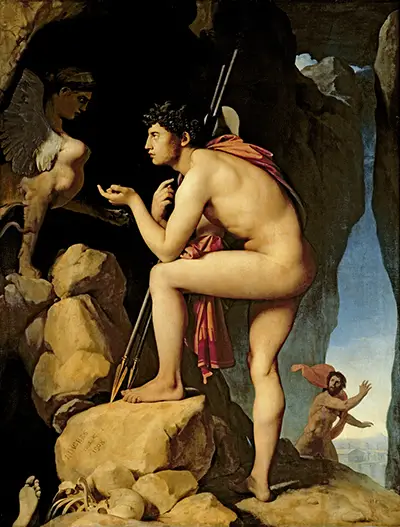 Oedipus Explaining the Enigma of the Sphinx Jean-Auguste-Dominique Ingres